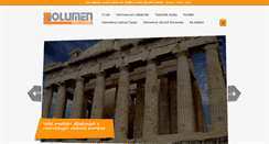 Desktop Screenshot of columen.cz