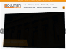 Tablet Screenshot of columen.cz